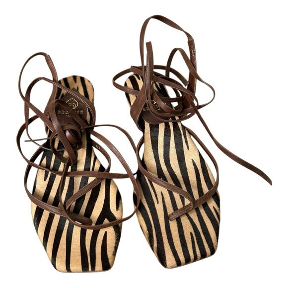 Brother Vellies Tyla Thong Sandal Pony Hair 8 - Picture 2 of 11